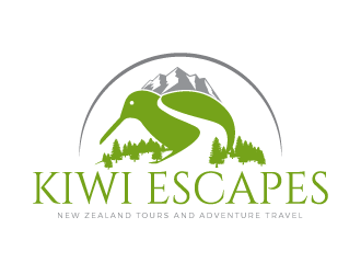 Kiwi Escapes logo design by yans