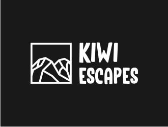 Kiwi Escapes logo design by Garmos