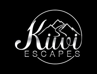 Kiwi Escapes logo design by munna