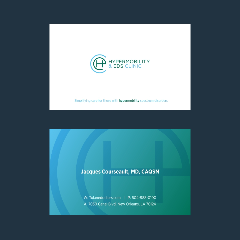 Hypermobility and EDS Clinic logo design by Belly