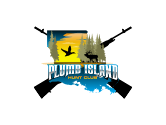Plumb Island Hunt Club logo design by torresace