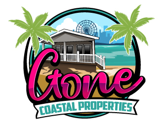 Gone Coastal Properties logo design by SDLOGO
