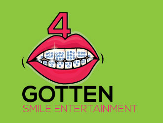 4Gotten Smile Entertainment logo design by Bambhole