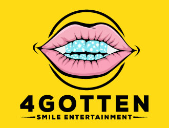 4Gotten Smile Entertainment logo design by Suvendu