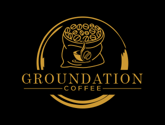 Groundation Coffee  logo design by Gwerth