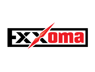 Exxoma logo design by Sandip