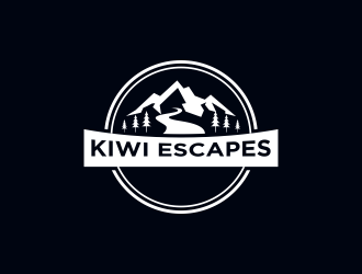 Kiwi Escapes logo design by dodihanz