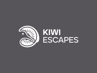 Kiwi Escapes logo design by Asani Chie
