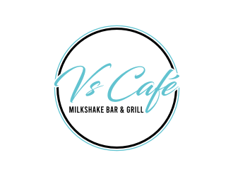 Vs Cafe logo design by johana