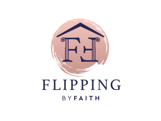 Flipping By Faith  777publishing.com logo design by Roopop