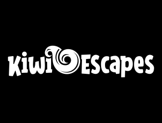 Kiwi Escapes logo design by FriZign