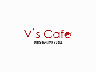Vs Cafe logo design by DuckOn