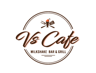Vs Cafe logo design by bluespix
