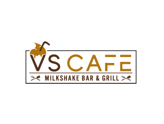 Vs Cafe logo design by bluespix