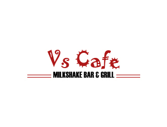 Vs Cafe logo design by Rexi_777
