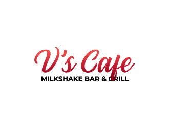 Vs Cafe logo design by crazher