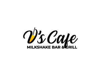 Vs Cafe logo design by crazher