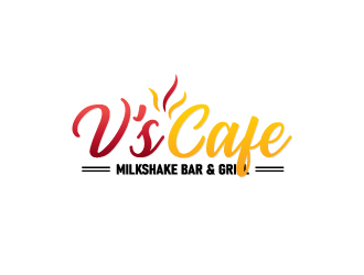 Vs Cafe logo design by crazher