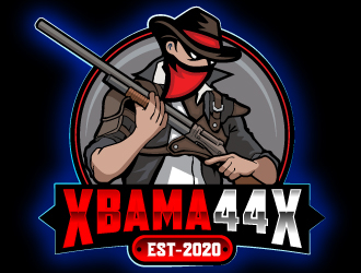 xBama44x logo design by Suvendu