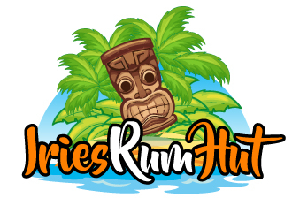 Iries Rum Hut logo design by AamirKhan