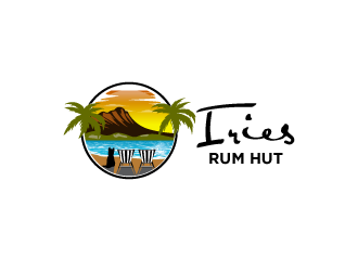 Iries Rum Hut logo design by torresace