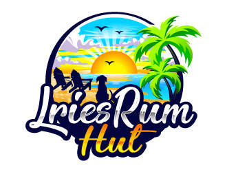 Iries Rum Hut logo design by Suvendu