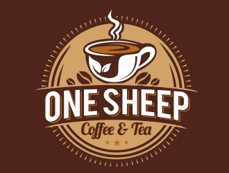 One Sheep Coffee & Tea logo design by ruki