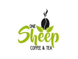 One Sheep Coffee & Tea logo design by AamirKhan