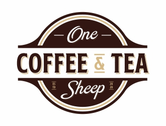 One Sheep Coffee & Tea logo design by Mardhi