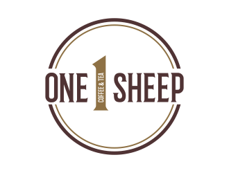 One Sheep Coffee & Tea logo design by GassPoll