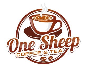 One Sheep Coffee & Tea logo design by uttam