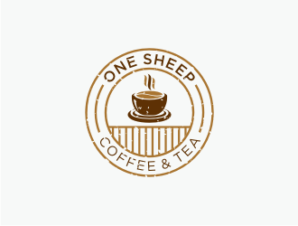 One Sheep Coffee & Tea logo design by Susanti