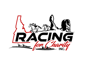Racing for Charity, Inc. logo design by jaize