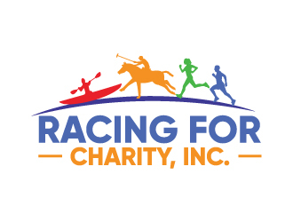 Racing for Charity, Inc. logo design by Erasedink