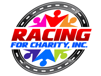 Racing for Charity, Inc. logo design by Suvendu