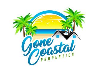 Gone Coastal Properties logo design by daywalker