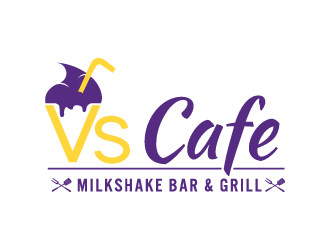 Vs Cafe Logo Design