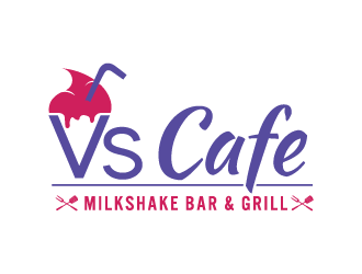 Vs Cafe logo design by bluespix