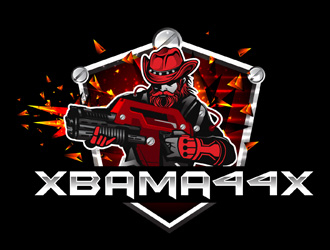 xBama44x logo design by DreamLogoDesign