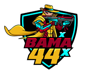 xBama44x logo design by DreamLogoDesign