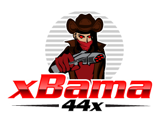 xBama44x logo design by AamirKhan