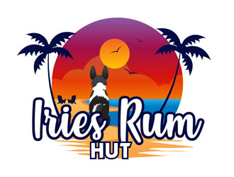 Iries Rum Hut logo design by LogoInvent