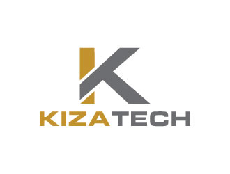 Kiza Tech logo design by pixalrahul