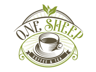 One Sheep Coffee & Tea logo design by Suvendu