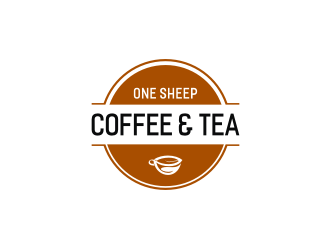 One Sheep Coffee & Tea logo design by mbamboex