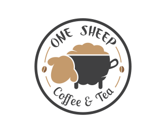 One Sheep Coffee & Tea logo design by AdenDesign
