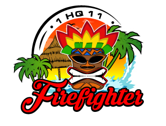 firefighter logo design by AamirKhan