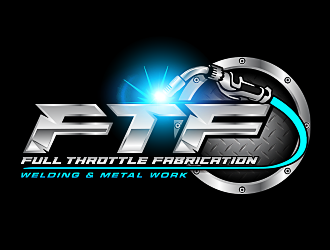 Full Throttle Fabrication  logo design by scriotx