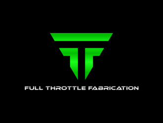 Full Throttle Fabrication  logo design by GassPoll