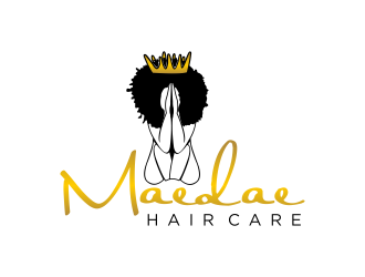 Maedae Hair Care logo design by GassPoll